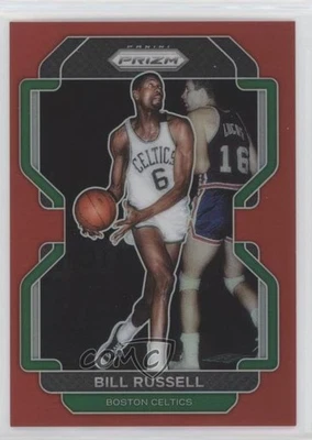 Panini Prizm Red Prizm 2021-22/299 Bill Russell #254 Salón de la fama Foto 1 de 2