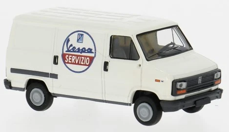 BREKINA 34930 Scala HO  Fiat Ducato bianco 1982 Servizio Vespa - Immagine 1 di 1