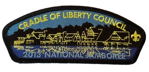CRADLE OF LIBERTY UNAMI OA 1 BSA 2013 JAMBOREE JSP CSP NIGHT LIGHTS - Picture 1 of 2