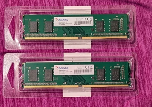 ADATA AD4U2400J4G17-B DDR4 2400MHz UDIMM Memory RAM 2 x 4GB (8GB total) - Picture 1 of 1