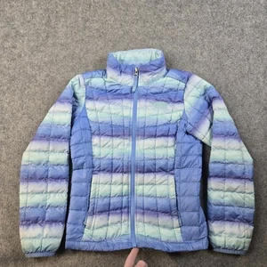 The North Face Jacke Mädchen Small Lila Mehrfarbig Thermoball Outdoor Full Zip - Bild 1 von 19