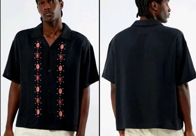 NUEVA Camisa de Campamento Alsaciana The Met x PacSun Para Hombre Grande Foto 1 de 4