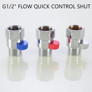 Flow Quick Control Shut OFF Valve Fit Shower Head Hand Water Saver G1/2" - Picture 1 of 18
