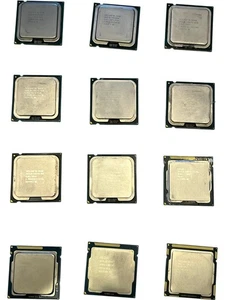 Intel Job Lot 12 Mixed Lot Processors Core 2 Duo Pentium E5700 Quad CPUs i3 i5 - Picture 1 of 13