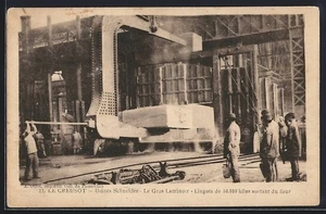 CPA Le Creusot, Usines Schneider, Le Gros Laminoir - Picture 1 of 2