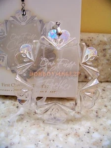Hallmark 2008 First Christmas Together Snowflake Ornament - Picture 1 of 2