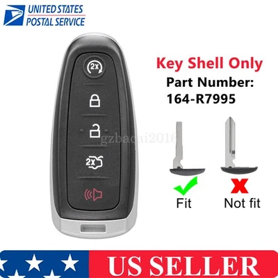 5-Button Smart Car Key Fob Case for 2013 2014 2015 2016 Ford Escape Titanium - Image 1 of 4