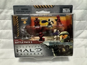 Halo Mega Bloks Metal Series Battle Pack 3 Brand New 97036 - Picture 1 of 2