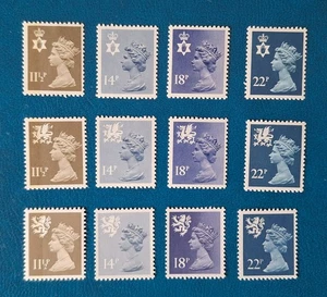 1981 GREAT BRITAIN, COUNTRY DEFINITIVES. (WALES, SCOTLAND AND NORTHERN IRELAND) - Picture 1 of 1