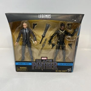 Figuras Hasbro Marvel Legends Pantera Negra Everett Ross y Erik Killmonger Nuevas LEER - Imagen 1 de 7