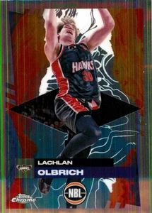 2024 2025 Illawarra Hawks NBL Basketball Topps Chrome Card - Lachlan Olbrich - Picture 1 of 3