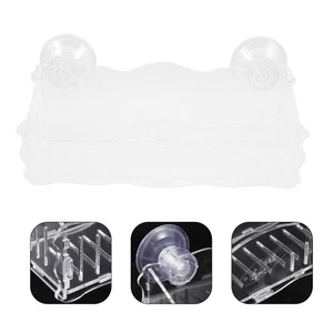  Suction Cup Flower Pot Window Shelf 1 Planter Stand Corrugated Storage Holder - Picture 1 of 12