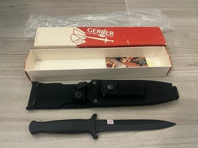Vintage Gerber Guardian II 2 Fixed Knife with Sheath In Original Box - Image 1 of 4