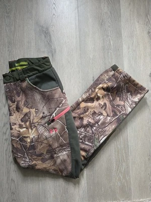 Under Armour Scent Control Fleece Lined Cold Gear Camo Hunting Pant Womens Sz 8 - Image 1 of 4