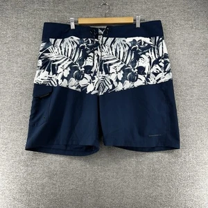 Columbia PFG Board Shorts Men Size 40 Omni Shield Tropical Blue Beach - Picture 1 of 9