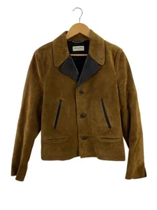 SAINT LAURENT/L/Walnut Button Suede Jacket/50/Suede/CML/CH03 596477 YC2W 2124// - Picture 1 of 9