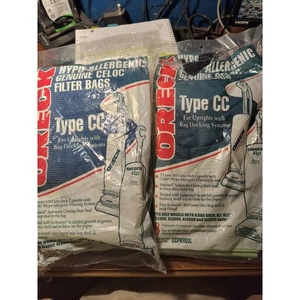 Oreck Type CC Hypo Allergenic (12) Bags XL7 21 2000 3000 8000 9000 - Picture 1 of 6