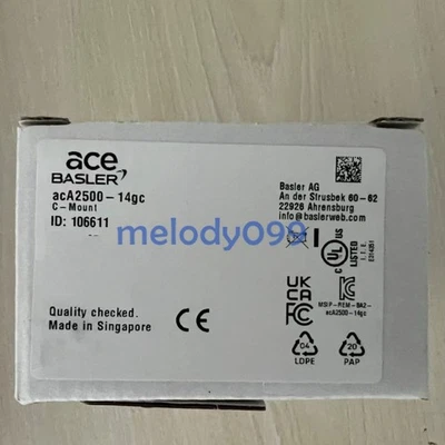 1PC New BASLER  acA2500-14gc  Industrial camera - Image 1 of 4