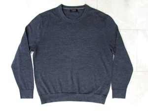 Banana Republic Mens Pullover Crewneck Sweater Merino Wool Gray Size L - Picture 1 of 4