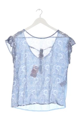 NAF NAF Blouse à enfiler Dames Blouse T EU 38 bleu-blanc style décontracté - Photo 1/4