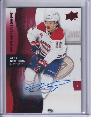 2023-24 UPPER DECK PREMIER AUTO ALEX NEWHOOK - Image 1 of 2