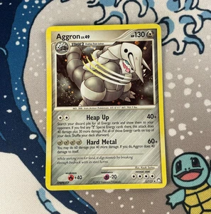 Aggron 1/123 Holo Rare Diamond & Pearl Mysterious Treasures Card NM - Picture 1 of 3