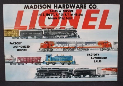 Catálogo Tren Lionel 1953 Original O O27 40 páginas Madison Hardware Foto 1 de 4