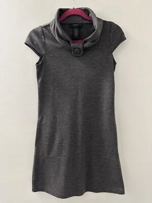 Vestido Alyn Paige New York Mini Gris Bolsillos Y2K Talla S  Foto 1 de 4