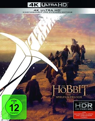 Der Hobbit - Extended Edition Trilogie / 4K Ultra HD # 6-UHD-BLU-RAY-NEU - Bild 1 von 2