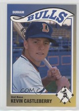 1990 Sportsprint Herald-Sun Durham Bulls Kevin Castleberry #6