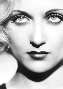 Carole Lombard Vintage Celebrities - 1920s Actress - 8X10 PUBLICITY PHOTO - Picture 1 of 1