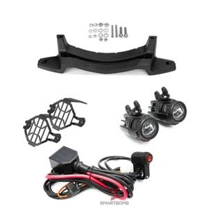 Zusatzstrahler LED + Verkabelung + Halterung R1200GS R 1250 GS 13-19 + Gitter - Bild 1 von 9