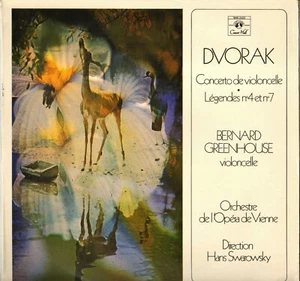 BERNARD GREENHOUSE, DVORAK CONCERTO DE VIOLONCELLE LP 1966 CONCERT HALL SMS 2322 - Picture 1 of 2