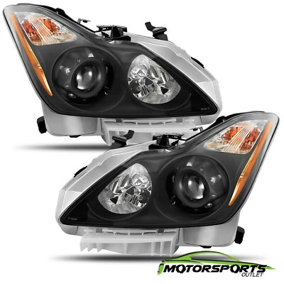[Black]For 2008-2015 Infiniti G37/Q60 Coupe Factory Style Headlights - Image 1 of 4
