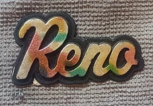 Imán de refrigerador Reno recuerdo novedad escritura de goma Nevada envío gratuito - Imagen 1 de 3