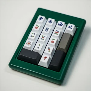 Mahjong Keycap PBT OEM 15 Keycaps For Cherry MX Mechanical Keyboard R4 Key Cap麻将 - Picture 1 of 12