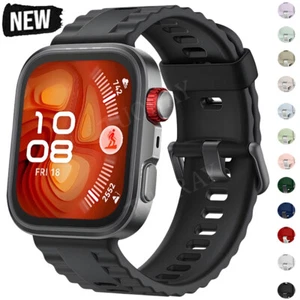 Replacement For Huawei Watch Fit 4/4 Pro Fit 3 Silicone Smart Watch Band Strap - Picture 1 of 26
