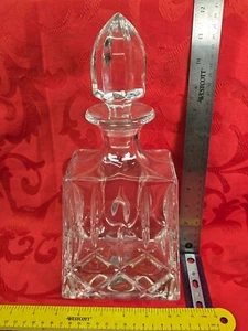 Gorham Lady Anne Full Lead Crystal Decanter Lead Crystal 12" Tall - Picture 1 of 4