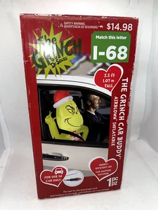 The Grinch Car Buddy Christmas Airblown Inflatable LED 3.5 Ft w/ Car Adaptor - Picture 1 of 5