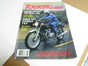 1978 June TOURING BIKE Magazine - Vintage Motorcycle Magazine - Picture 1 of 2