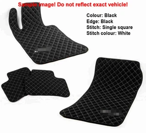 Leather Black Carmats Luxury Bespoke Fully Tailored Fit Lamborghini Gallardo - Foto 1 di 3