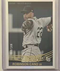 2018 Panini Donruss Baseball ROBINSON CANO #261 Holographic #d/166
