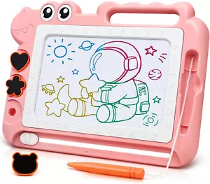 Magnetic Drawing Board Toddler Toys Gift for 2 3 Year Old Girls Boys 12"WX0.8"H - Picture 1 of 12