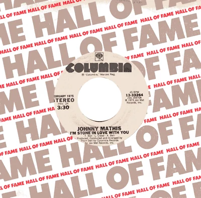 Johnny Mathis:  I'm Stone In Love With You / I'm Coming Home .. 45 RPM 5117 - Image 1 of 3