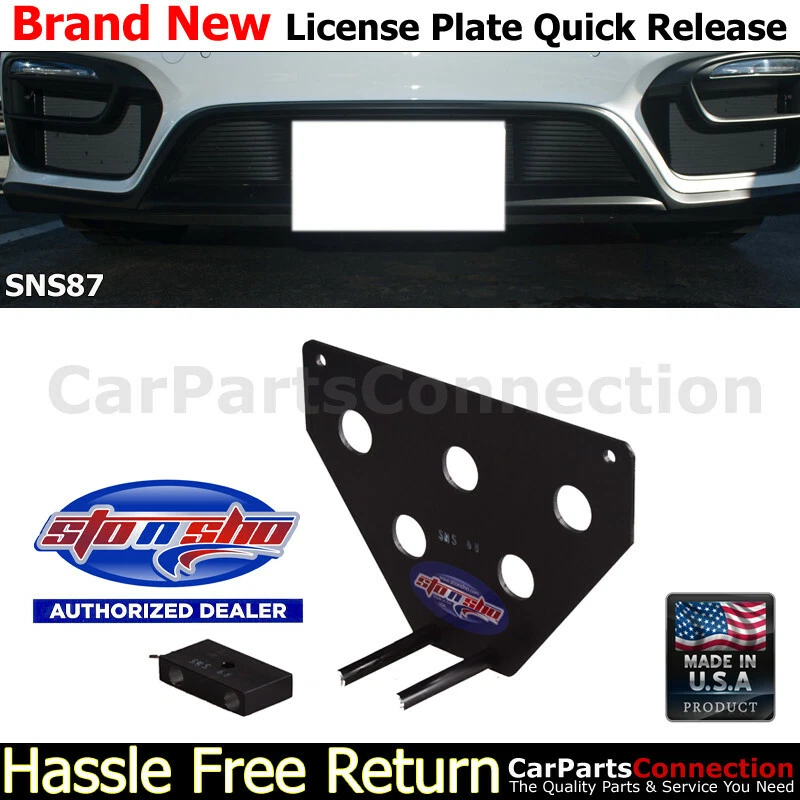 STO N SHO | Soporte de matrícula para Porsche Boxster GTS/Cayman GTS 14-16 SNS87 Foto 1 de 4