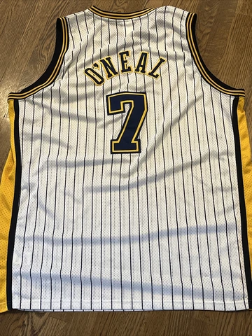 Indiana Pacers Jermaine O’Neal jersey mens size 58 stitched Reebok white vintage Cover