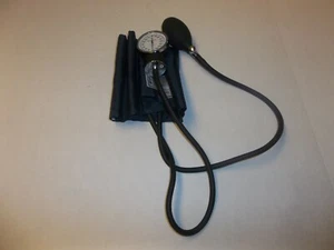 Dixie Ems Deluxe Aneroid Sphygmomanometer Blood Pressure Cuff - Black - Picture 1 of 4