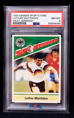 Карта 1989 Lothar Matthaus German Sportstars — PSA 8 — POP 2! - Изображение 1 из 2
