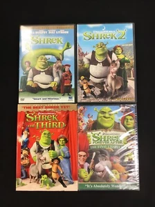 Shrek Complete 4 Movie DVD Lot: 1 2 3 4 Final Chapter FREE SHIPPING - Picture 1 of 6