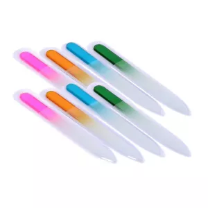 8X Durable Nail File Crystal Glass Buffer Art Files Manicure Device Acrylic Gel - Picture 1 of 6